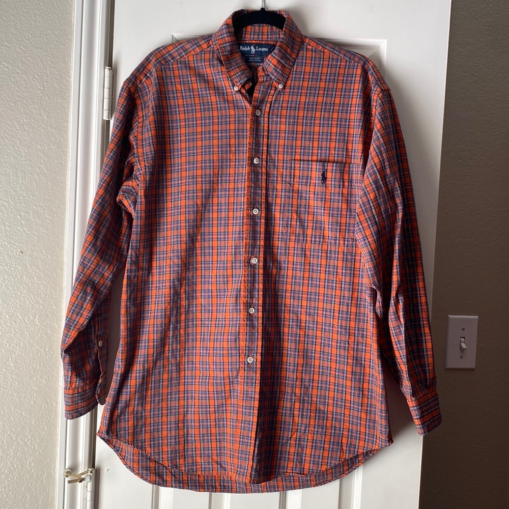 Ralph Lauren Men’s Long Sleeve Button Shirt Size Big Small